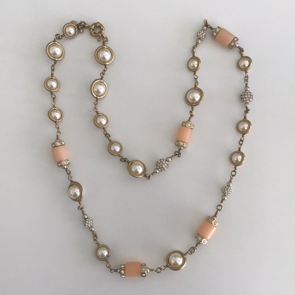 Jcrew beaded long necklace